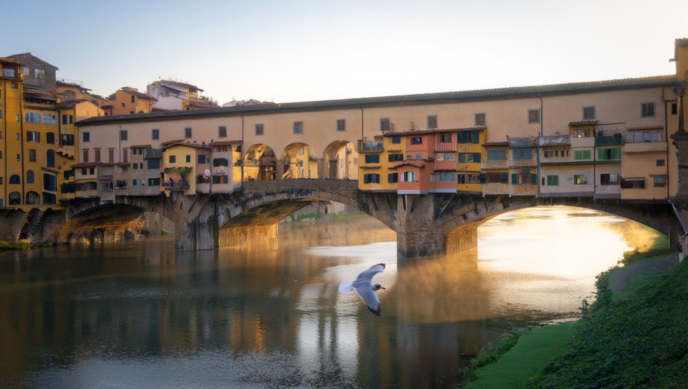 Ponte Vecchio de Florence désert à l’aube, illustration d’un week-end Italie hors foule en 2026
