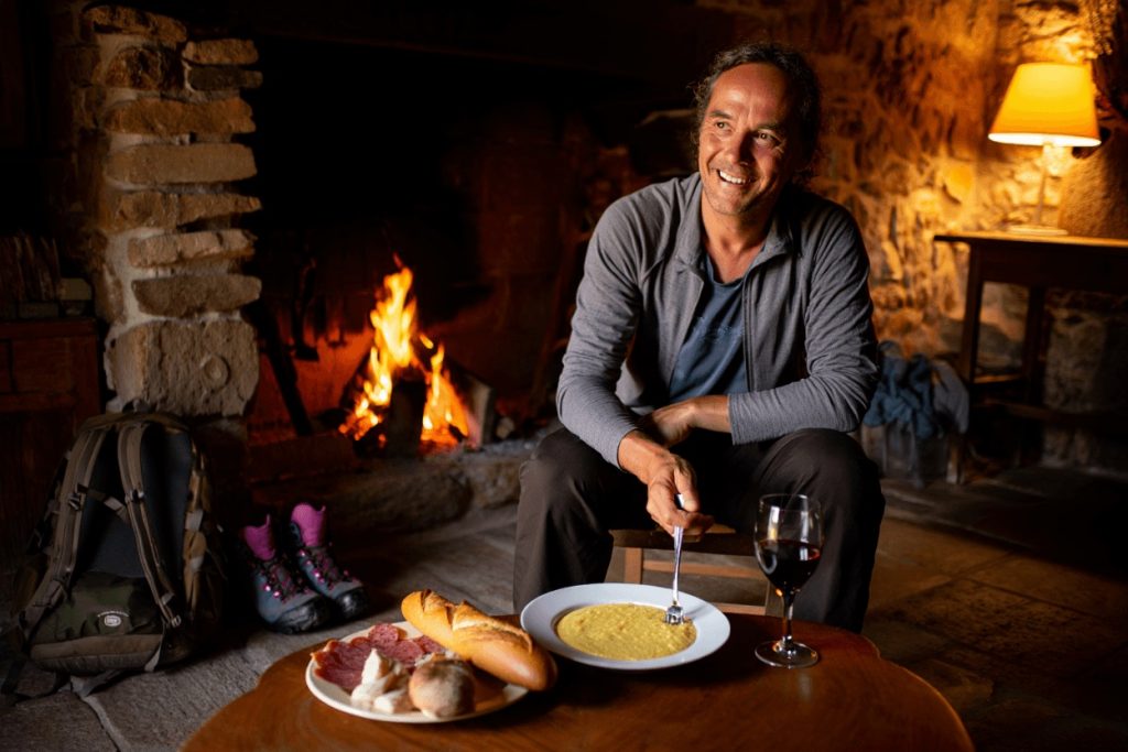 Soirée au gîte d'étape