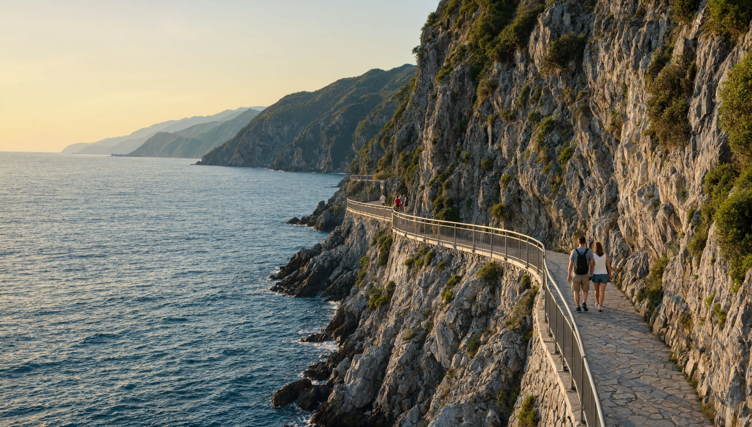 La Via dell'Amore, sentier entre Riomaggiore et Manarola, Cinque Terre